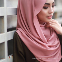 78 Farben billig Premium Premium Großhandel Hijab Malaysia Frauen Schal Hijab Chiffon